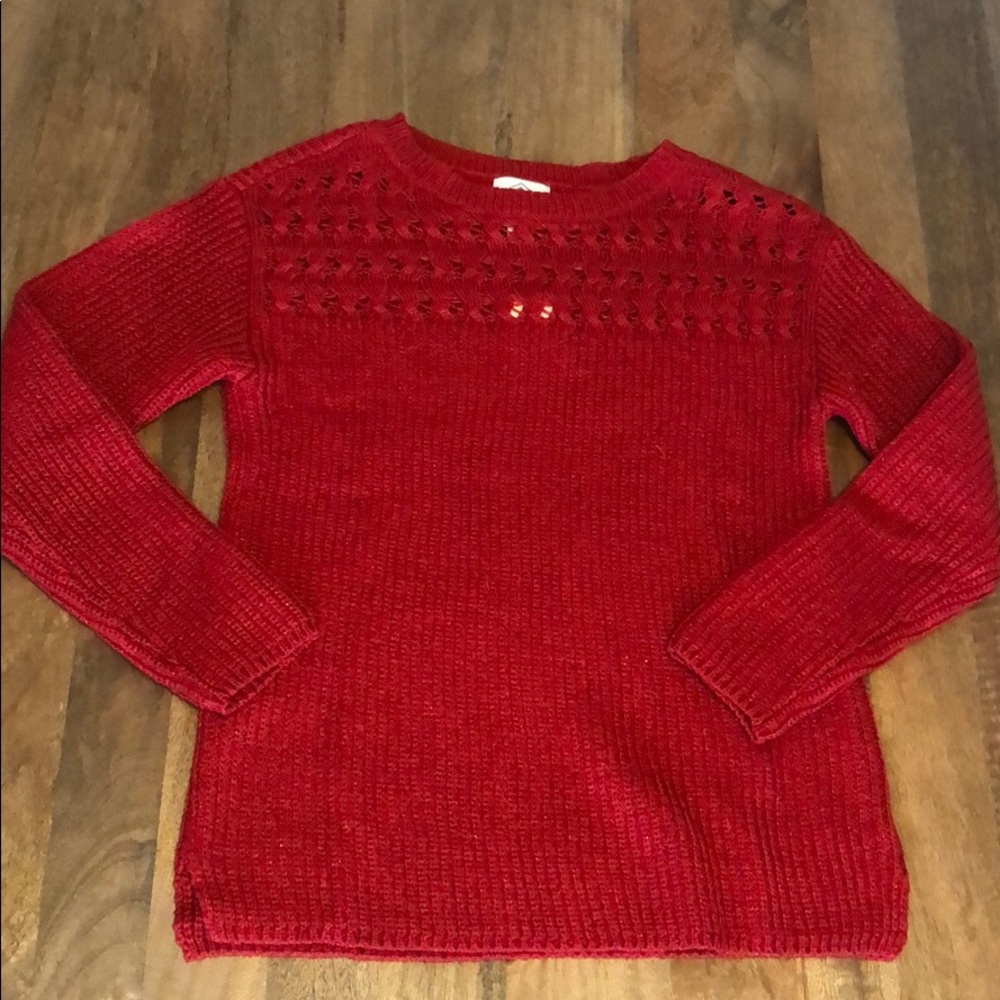Red sweater